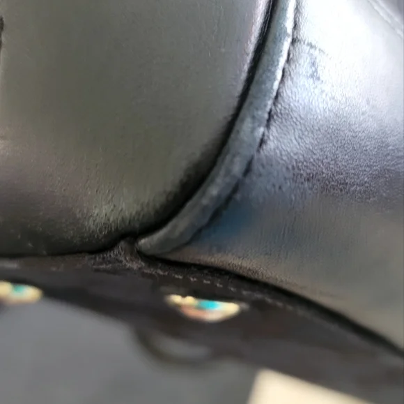 COACH Monogram Canvas Signature Logo Shoulder/ Handbag - Picture 12 of 16